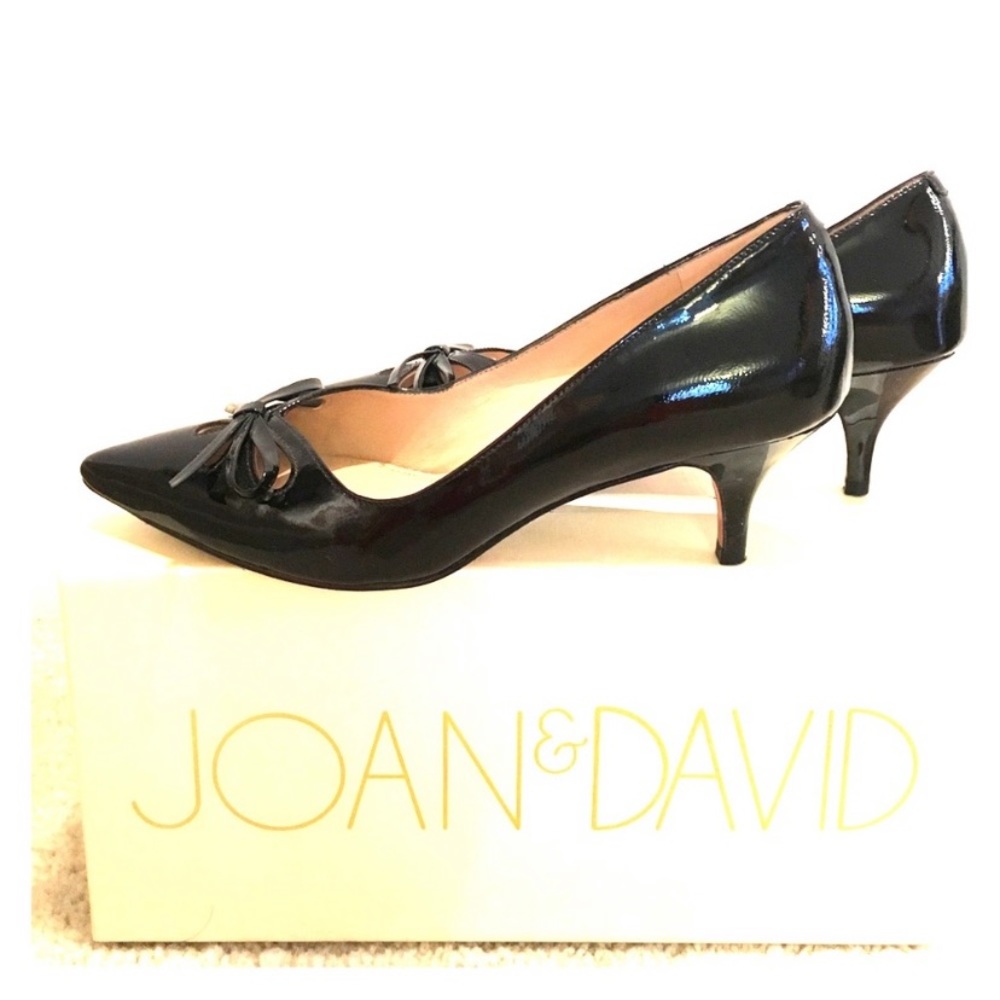 🌺Joan and David Patent Black Pumps